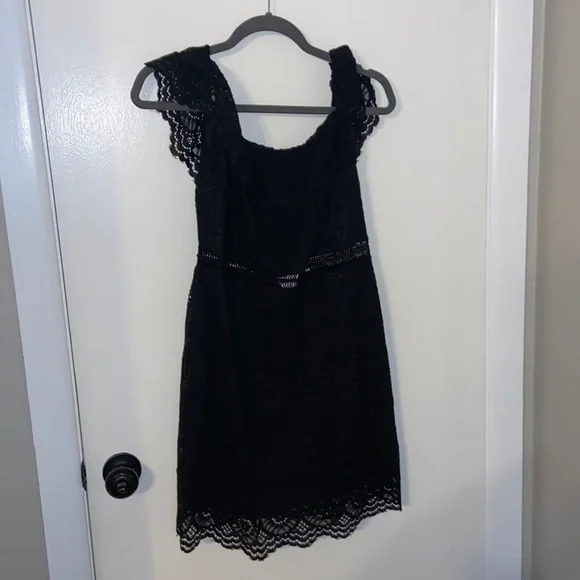 revolve clothing black dress MICHAEL COSTELLO x REVOLVE Size XXS Black Polyester Spandex Sheer Gown Dress  – Sui Generis Designer Consignment main image 1